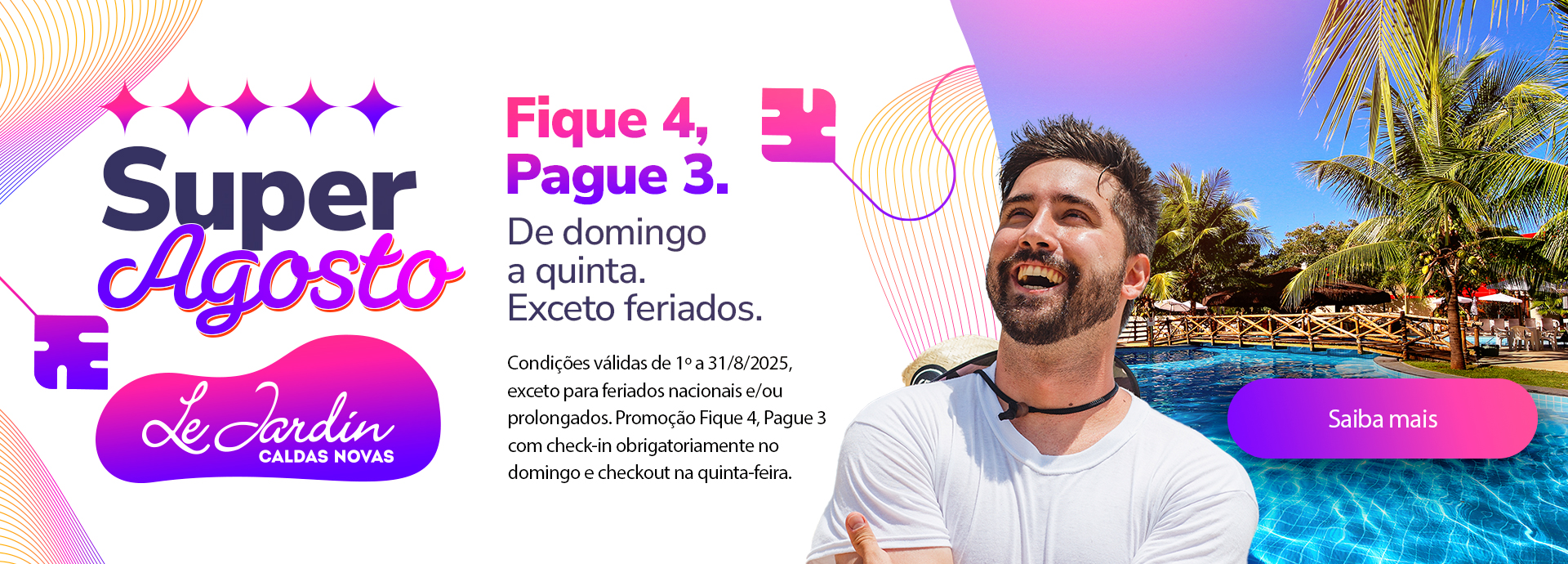 Best Western Suites Le Jardin Caldas Novas Promocao Super Agosto Banner