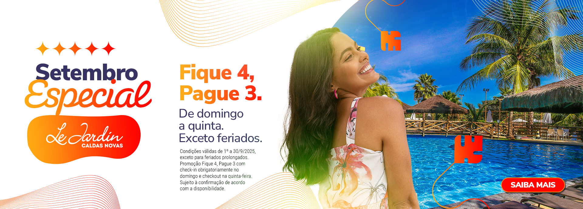 Best Western Suites Le Jardin Caldas Novas Setembro Especial Banner Site